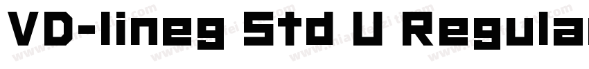 VD-lineg Std U Regular字体转换